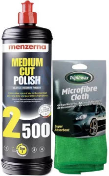 MENZERNA MCP 2500 (PF2500) PASTA POLERSKA 1L+MIKROFIBRA