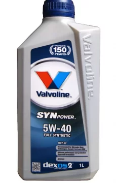 VALVOLINE SYNPOWER MST C3 5W40
