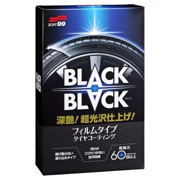 SOFT99 BLACK BLACK CZARNE OPONY