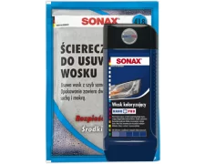 SONAX NANOPRO WOSK KOLORYZUJĄCY NIEBIESKI 500ML + ŚCIERECZKI