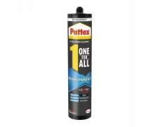 PATTEX KLEJ MONTAŻOWY ONE FOR ALL TRANSPARENT GLUE 290G