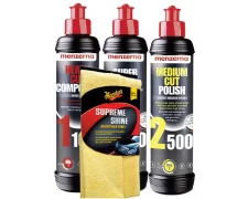 MENZERNA PASTY FG500+PF2500+SF3500+MIKROFIBRA MEGUIAR'S