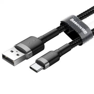 BASEUS WZMOCNIONY KABEL USB USB-C TYPE-C QUICK CHARGE 2A 3M 