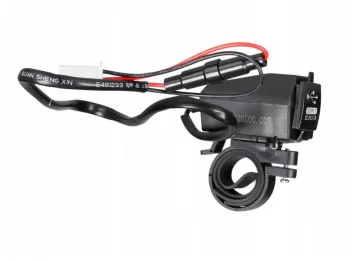 MORETTI ŁADOWARKA MOTOR Z WOLTOMIERZEM 2xUSB 3,1A