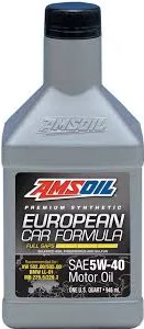 AMSOIL EUROPEAN CAR FORMULA (EFM) 5W40 1QT