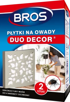 BROS PŁYTKA NA OWADY MUCHY MOLE DUO DECOR 2SZT