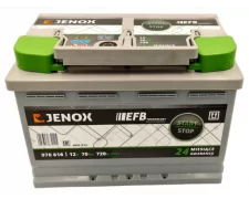 JENOX EFB 12V 70AH 720A R070616S P+