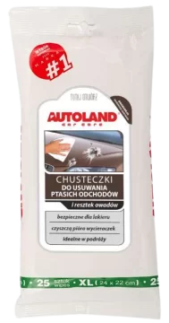 AUTOLAND CHUSTECZKI DO USUWANIA PTASICH ODCHODÓW 25 SZT.