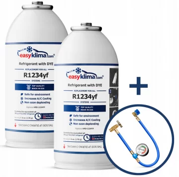 EASYKLIMA CZYNNIK CHŁODNICZY Z BARWNIKIEM DO R1234YF X2 + PRZEWÓD