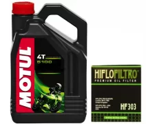 MOTUL 5100 4T 10W50 4L FILTR HIFLO