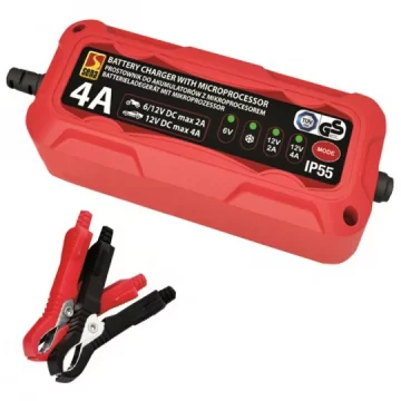 SENA IP55 PROSTOWNIK AUTOMATYCZNY Z MIKROPROCESOREM 6V/12V 4A LED