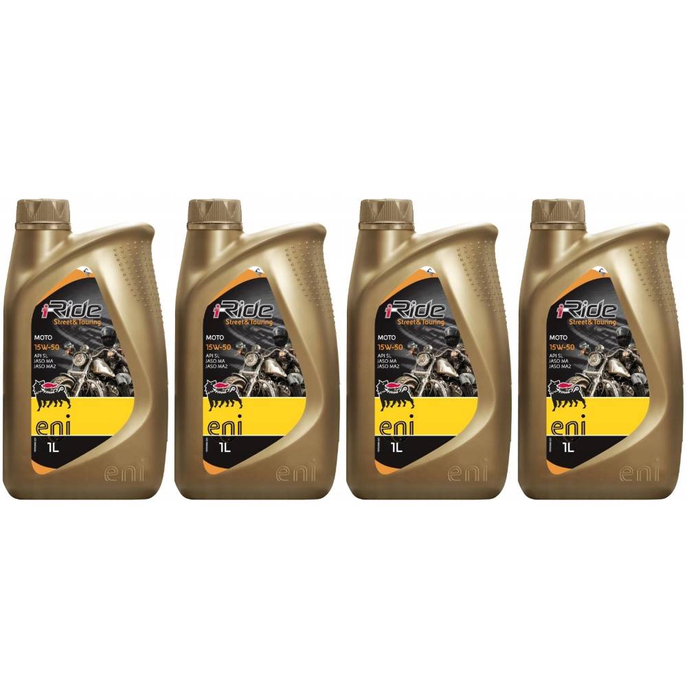 AGIP ENI I-RIDE 15W50 MOTO 4X1L 4L