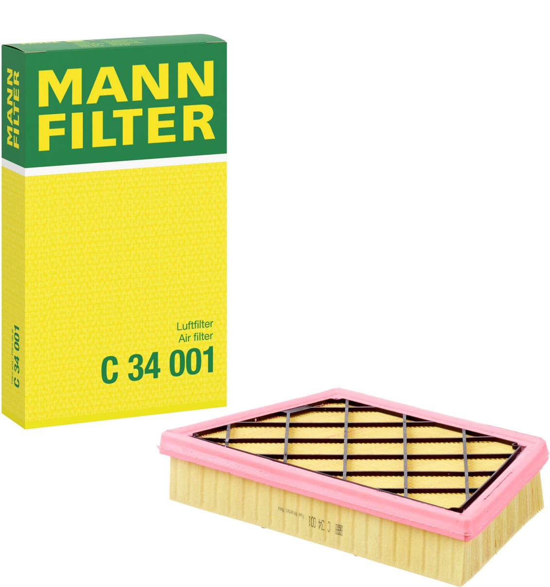 MANN C 34 001 FILTR POWIETRZA