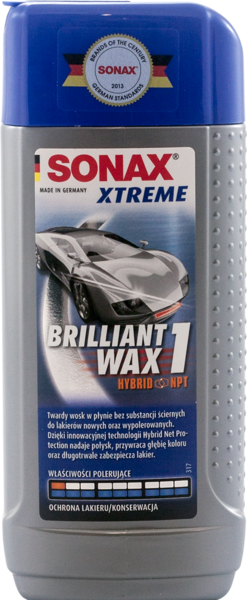 SONAX XTREME BRILLANTWAX 1 NANOPRO WOSK 250ML