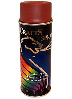 CRAFTS SPRAY LAKIER PODKŁAD BRĄZ 400ML