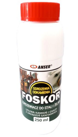 ANSER FOSKOR ODRDZEWIACZ DO STALI I ŻELIWA 250ML