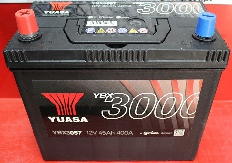 YUASA YBX3057 AKUMULATOR 45AH 400A L+