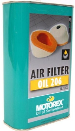Motorex Huile Filtre à Air 206 - 1L - Protection Optimale Pour Filtres Mousse