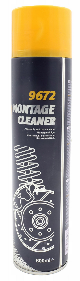 MANNOL MONTAGE BRAKE CLEANER 9672 PREPARAT DO CZYSZCZENIA TARCZ 600ML