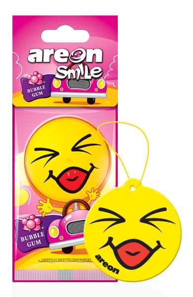 AREON SMILE DRY ZAPACH BUŹKA BUBBLE GUM