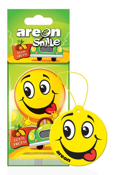 AREON SMILE DRY ZAPACH BUŹKA TUTTI FRUTTI