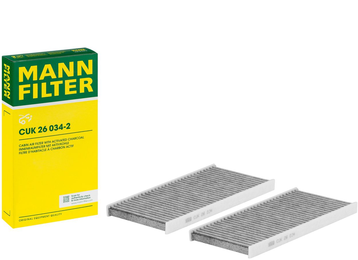 MANN CUK 26 034-2 FILTR KABINOWY Z WĘGLEM