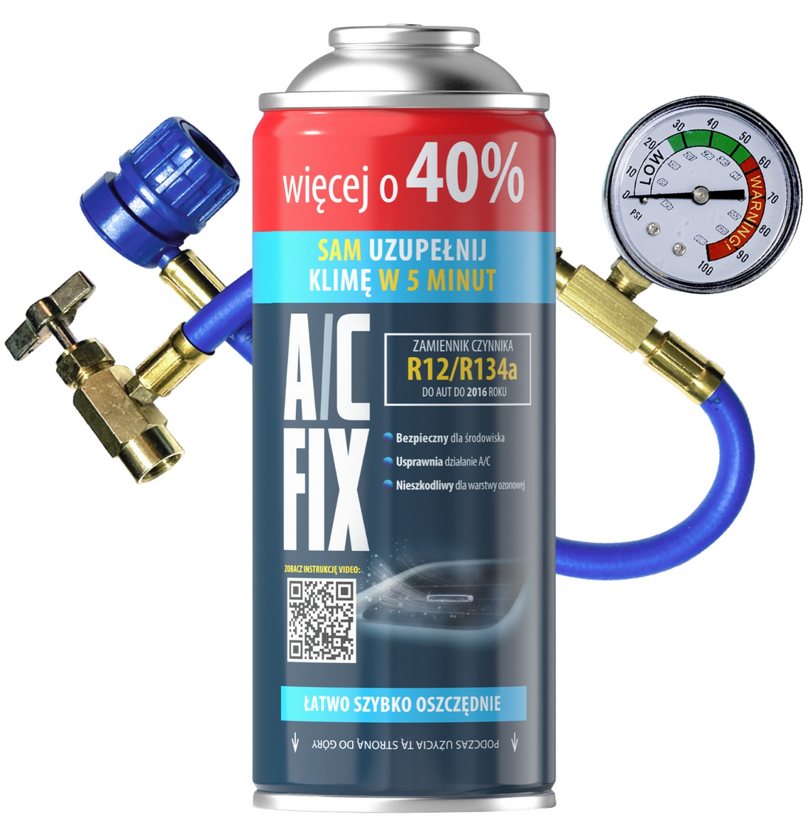 A/C FIX CZYNNIK CHŁODNICZY R134A Z PRZEWODEM 235G