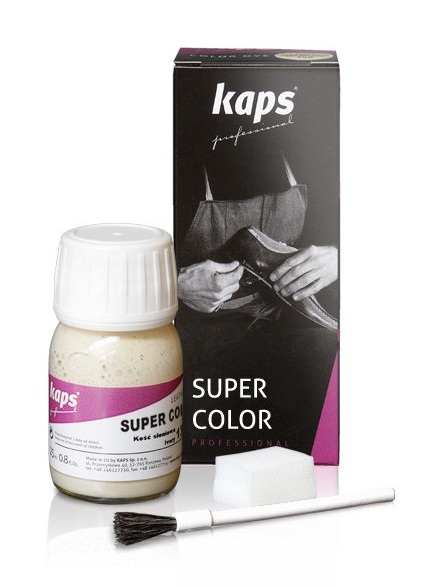 KAPS SUPER COLOR BIAŁY FARBA DO SKÓR