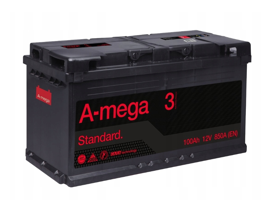 AMEGA STANDARD M3 12V 100Ah 850A P+