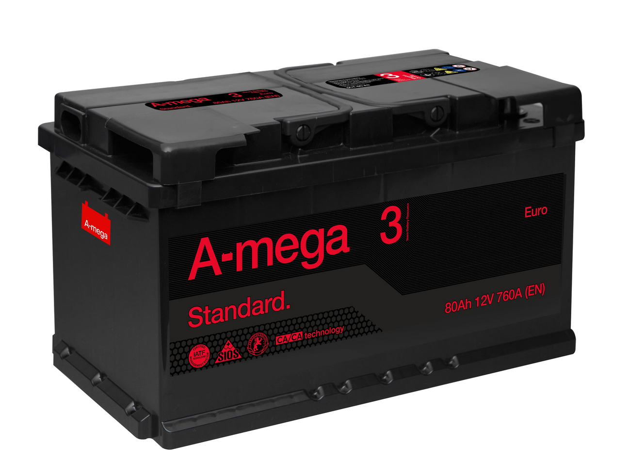 AMEGA STANDARD M3 12V 80Ah 760A
