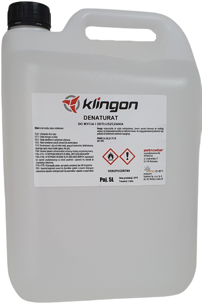 KLINGON DENATURAT 99% ALKOHOLU 5L