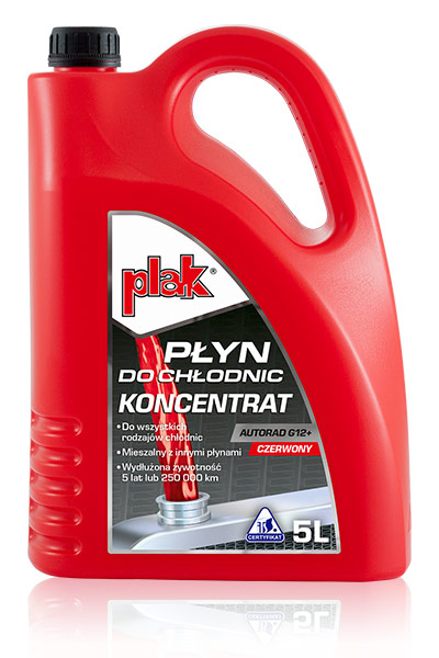 PLAK AUTORAD G12+ KONCENTRAT DO CHŁODNIC 5L