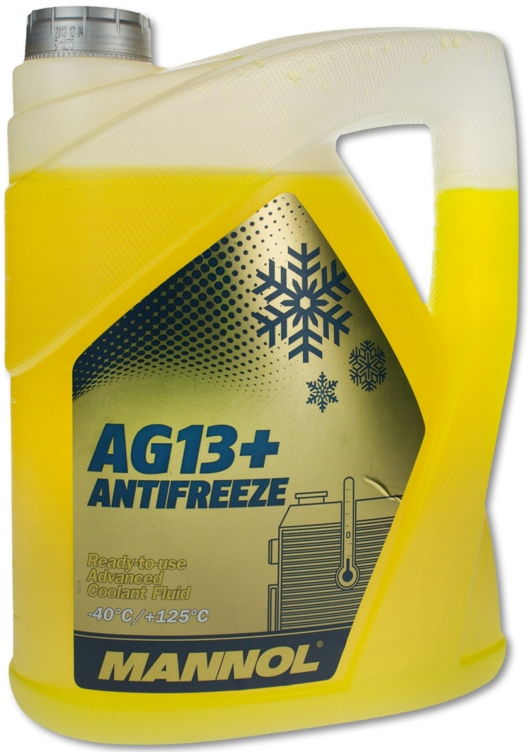MANNOL PŁYN DO CHŁODNIC AG13+ G13 5L ŻÓŁTY
