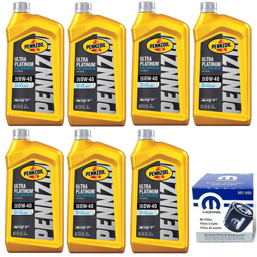 PENNZOIL ULTRA 0W40 CHRYSLER DODGE JEEP 6.62L + FILTR